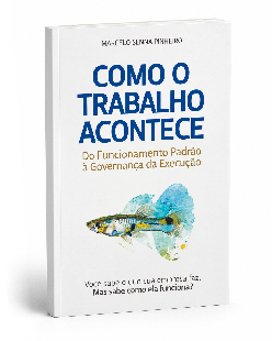 Mockup do livro Como o Trabalho Acontece: Do Funcionamento Padrão à Governança da Execução